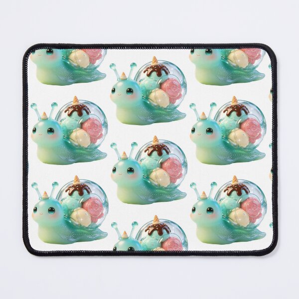 Item preview, Emerald Snail - Kawaii Summer Ice Cream Sundae Crystal designed and sold by ABYSSLAB.