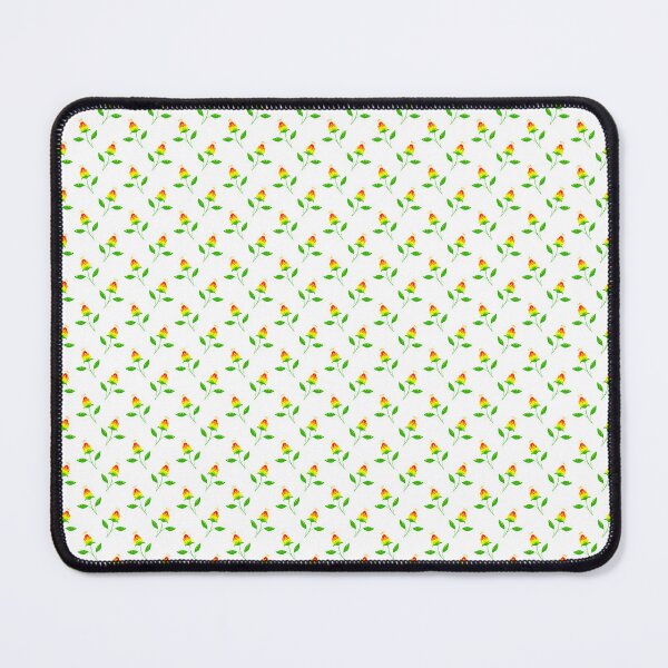 Item preview, Yellow Orange and Red Flower Buds Pattern 2 designed and sold by ZorianArt.