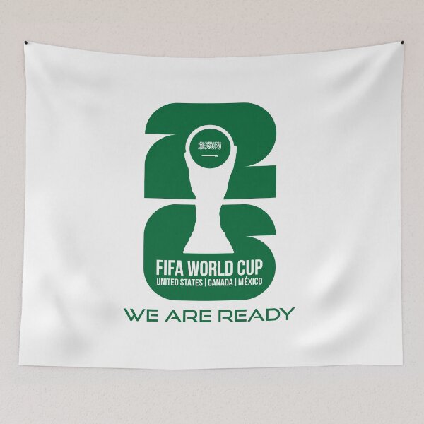Item preview, Arabia World Cup 2026 We Are Ready Trophy Sticker designed and sold by topprinting.