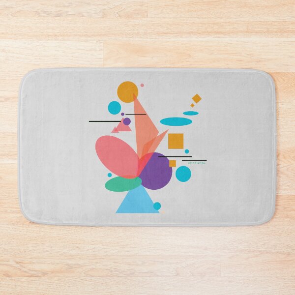Item preview, Blooming colorful shapes red designed and sold by DalPrint.
