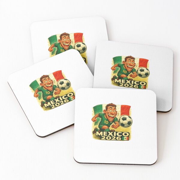 Item preview, Mexico 2026 Soccer Fan Cartoon designed and sold by Pixanova.