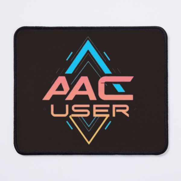 Item preview, AAC USER Retro Synthwave Logo |  Vintage Neon Aesthetic designed and sold by MystiColo.