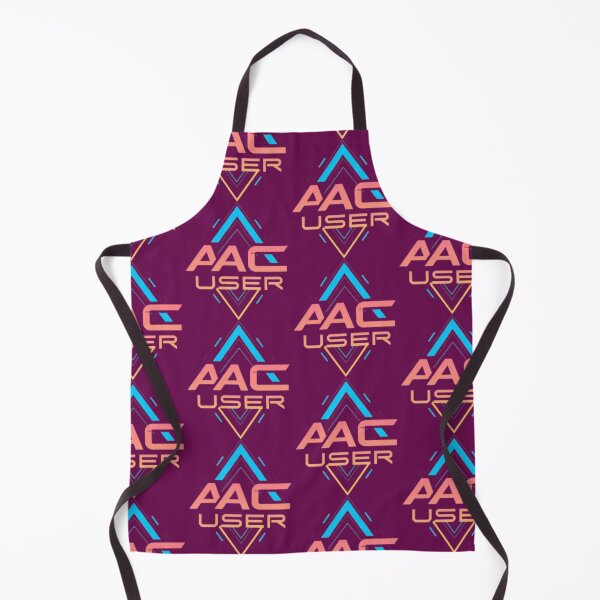 Item preview, AAC USER Retro Synthwave Logo | Vintage Neon Aesthetic designed and sold by MystiColo.