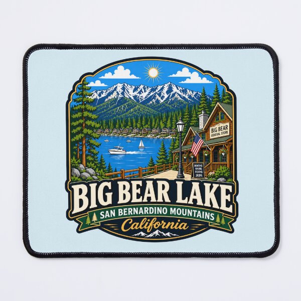 Item preview, Big Bear Lake, San Bernardino Mountains, California designed and sold by Myra365Art.