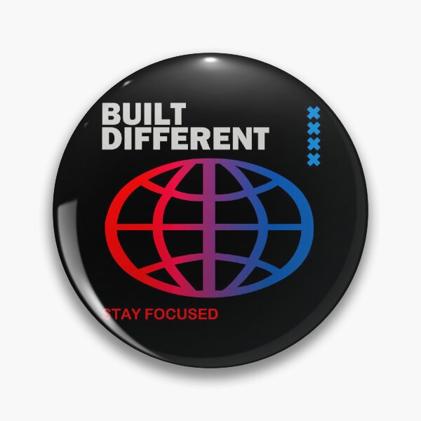 Item preview, Built Different Stay Focused Globe Design designed and sold by NNAANN.