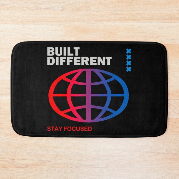 Item preview, Built Different Stay Focused Globe Design designed and sold by NNAANN.
