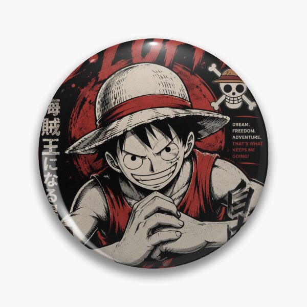Item preview, Monkey D Luffy Pirate King Anime designed and sold by CozyMoodPrints.