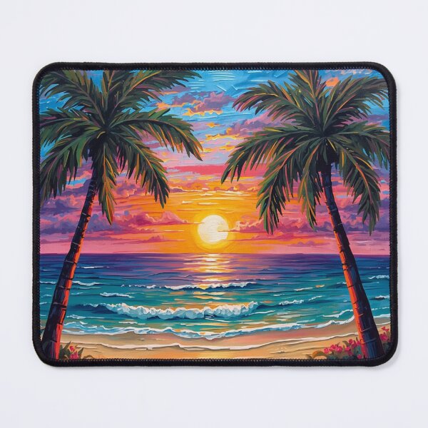 Item preview, Colorful Palms Beach Sunset  designed and sold by SeaStarAlex.