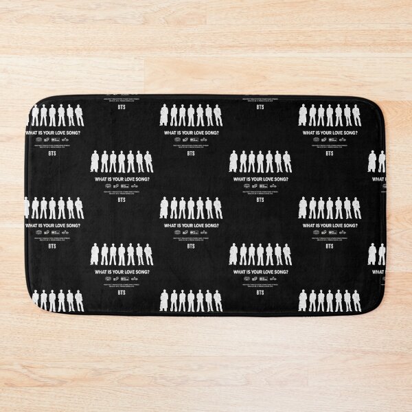Item preview, BTS White Silhouette Contrast What Is Your Love Song designed and sold by moamaxshop.