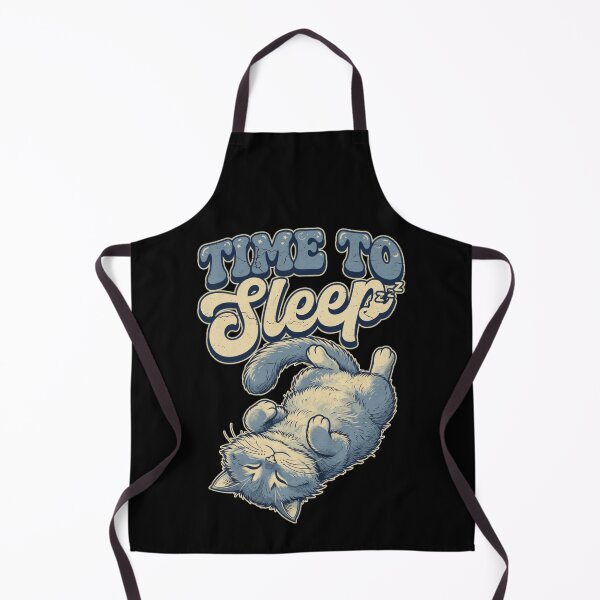 Item preview, Time to Sleep Cute Sleeping Cat Vintage designed and sold by CF_VintageDesign.
