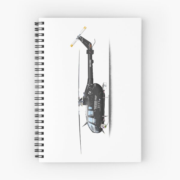 Item preview, MBB BO 105LS VH-XRG HELIWEST designed and sold by Grubby Fingers Aircraft Illustration.