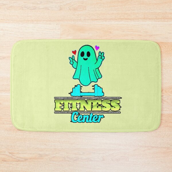 Item preview, Fitness Center Fantasma Kawaii Gym Verde Neón designed and sold by AstronautMerch.