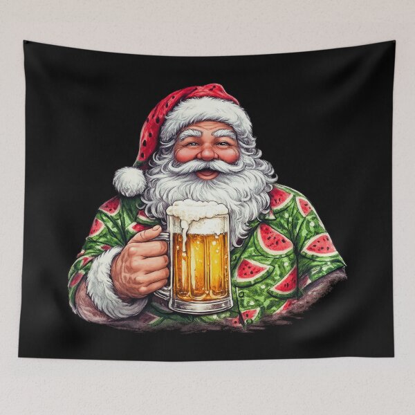 Item preview, Christmas In July Retro Summer Santa Design | Holiday Lovers Gift Shirt designed and sold by Teetreasure2.