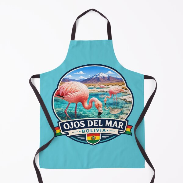 Item preview, Ojos Del Mar, Bolivia - Flamingo Oasis designed and sold by Myra365Art.
