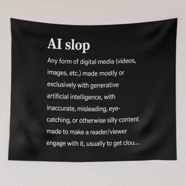 Item preview, AI Slop Any Form Of Digital Media designed and sold by LOUP-SOLI.