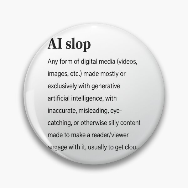 Item preview, AI Slop Any Form Of Digital Media designed and sold by LOUP-SOLI.