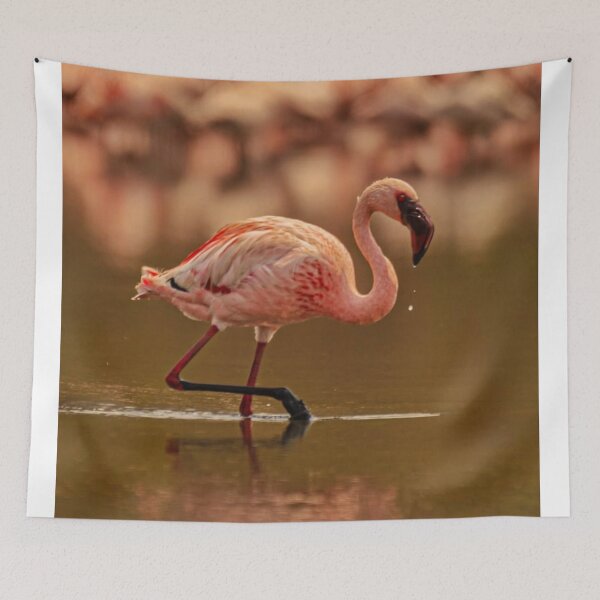 Item preview, Flamingo Stranger Things aParadise Bloom designed and sold by Reempingkygirl.