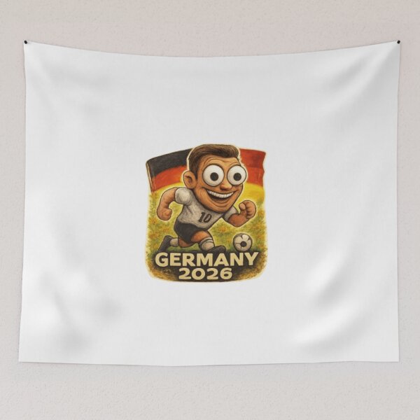 Item preview, Germany 2026 Soccer Fan Cartoon designed and sold by syndia2209.