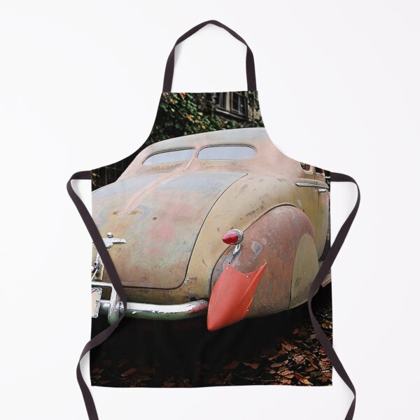 Item preview, 1938 Buick Eight Rat Rod — Patina & Rain, Pre-War American Classic on Cobblestones designed and sold by Peter Kraaibeek | Generative Designs and Car Art.