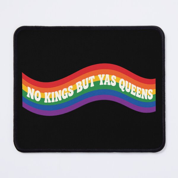 Item preview, No Kings But Yas Queens Retro Rainbow LGBTQ Pride Ally Pride designed and sold by NicowrmSArt.