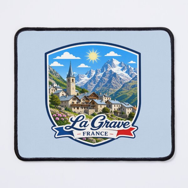 Item preview, La Grave, France - Alpine designed and sold by Myra365Art.