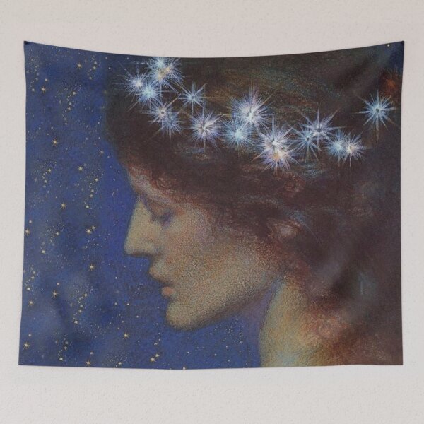 Item preview, Crown of Daisies, Edward Robert Hughes  1851-1917 - British Pre-Raphaelite painter designed and sold by Vintage Designs +.