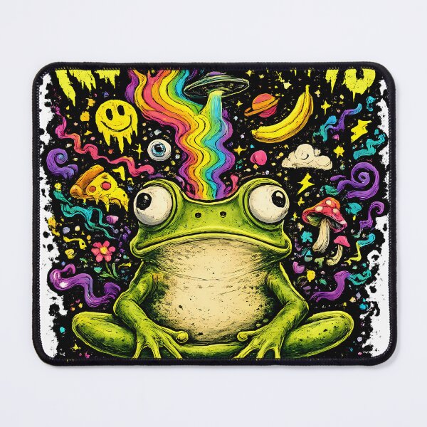 Item preview, No Thoughts Head Empty Funny Frog Meme Design designed and sold by RebelVibeX.