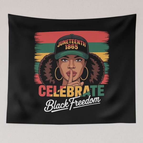 Item preview, Juneteenth 1865 Celebrate Black Freedom Black designed and sold by SapfireStuArt.