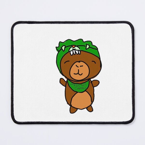 Item preview, worlds best dinosaur (capybara) designed and sold by sirspacecow3rd.