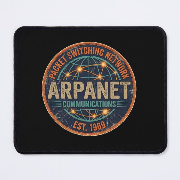 Item preview, Vintage ARPANET Packet Switching Network Est 1969 Retro Tech Patch designed and sold by AdyKurniawan.