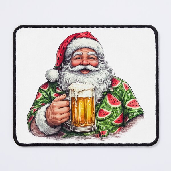 Item preview, Christmas In July Retro Summer Santa Design | Holiday Lovers Gift Shirt designed and sold by Teetreasure2.