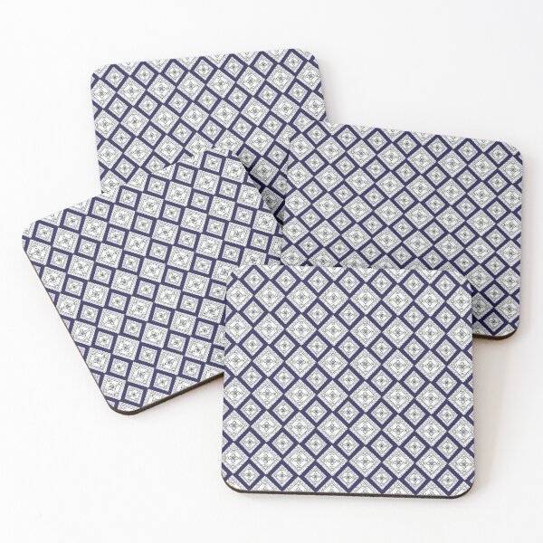 Item preview, Navy Indigo Ethnic Diamond Geometric Pattern designed and sold by AjjimaJKM.