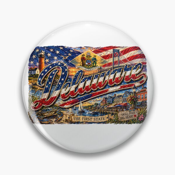Item preview, DELAWARE1  Flag Letterings america designed and sold by LIOKING333.