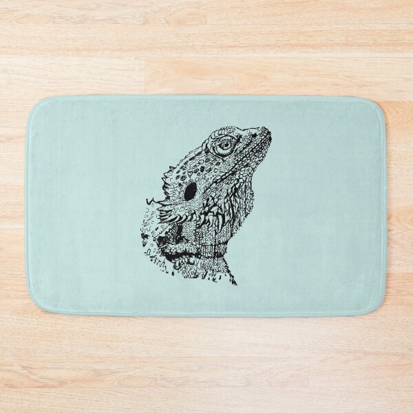 Item preview, Bearded Lizard - (#C6E6E3) designed and sold by The Stippler Process.