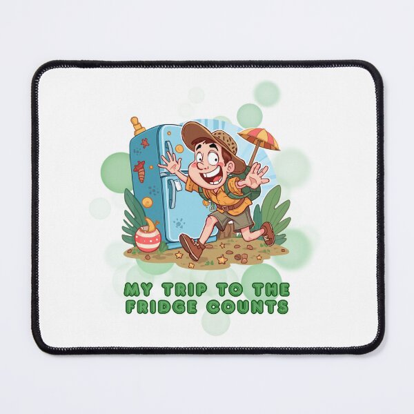 Item preview, My Trip To The Fridge Counts Funny Staycation Design designed and sold by iamKRUK.