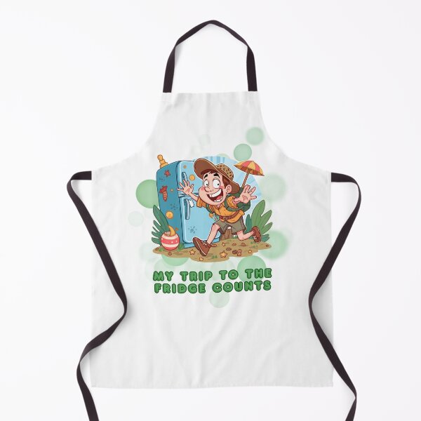 Item preview, My Trip To The Fridge Counts Funny Staycation Design designed and sold by iamKRUK.