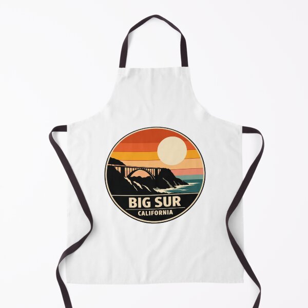 Item preview, Big Sur California: Bixby Bridge Silhouette - Retro Warm Spectrum designed and sold by CircinusStore.