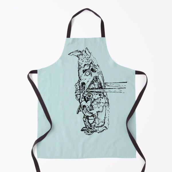 Item preview, Rat Skull & Skewers - (#C6E6E3) designed and sold by The Stippler Process.