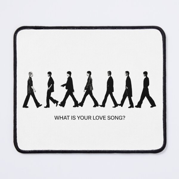 Item preview, BTS Members Walking Abbey Road Style Kpop Design designed and sold by moamaxshop.