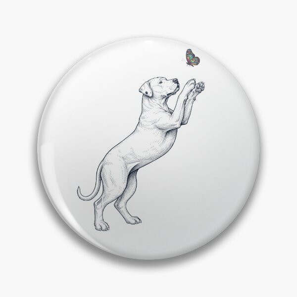 Item preview, Vintage Dogo Argentino with Butterfly Dog Mom Owner designed and sold by TerryConnells.