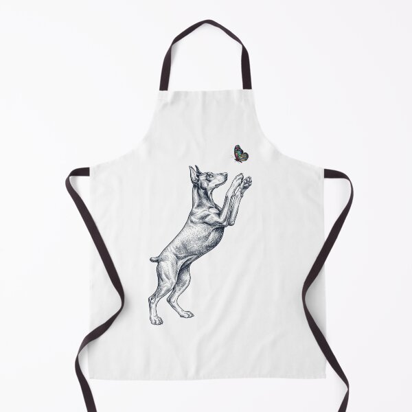 Item preview, Vintage Doberman Pinscher with Butterfly Dog Mom Owner designed and sold by TerryConnells.