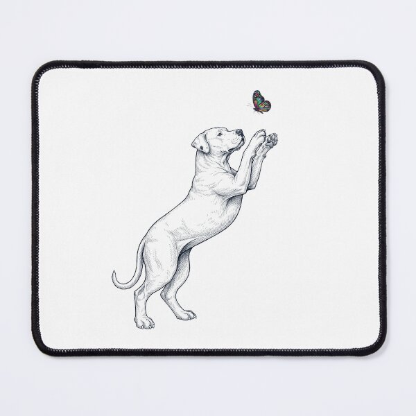Item preview, Vintage Dogo Argentino with Butterfly Dog Mom Owner designed and sold by TerryConnells.