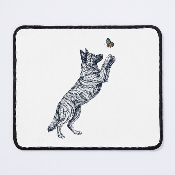 Item preview, Vintage Dutch Shepherd with Butterfly Dog Mom Owner designed and sold by TerryConnells.