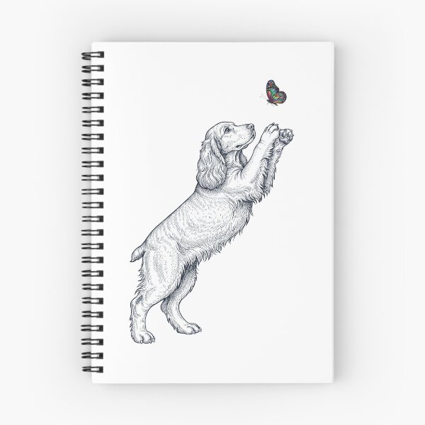 Item preview, Vintage English Cocker Spaniel with Butterfly Dog Mom Owner designed and sold by TerryConnells.