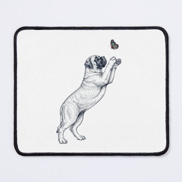 Item preview, Vintage English Mastiff with Butterfly Dog Mom Owner designed and sold by TerryConnells.