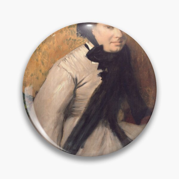 Item preview, Degas Woman in Gray Portrait | Skull Art designed and sold by GammaRay.