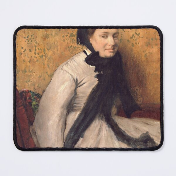 Item preview, Degas Woman in Gray Portrait | Skull Art designed and sold by GammaRay.