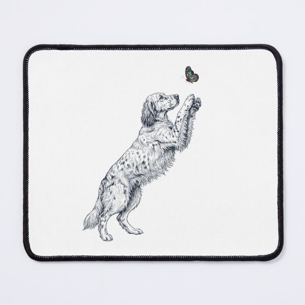 Item preview, Vintage English Setter with Butterfly Dog Mom Owner designed and sold by TerryConnells.