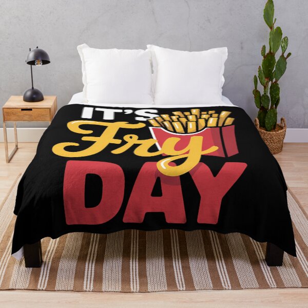 Item preview, It's Fry Day - French Fries Lover Fast Food Eater designed and sold by SapfireStuArt.