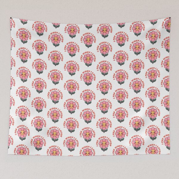 Item preview, I Pee When I Laugh Flower designed and sold by tellia-kallisto.